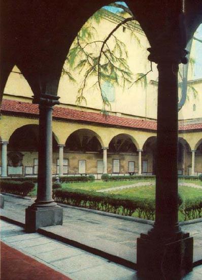 ANGELICO  Fra View of the Convent of San Marco oil painting picture